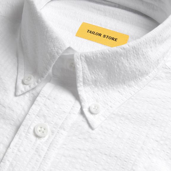 White seersucker shirt | Tailor Store®